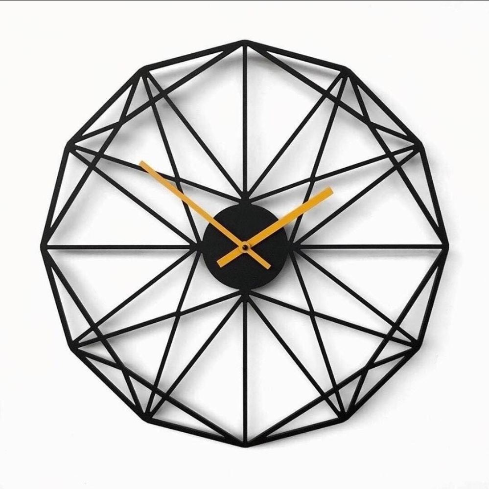Diamond Geometric Wall Clock