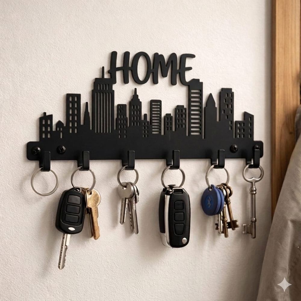 City Skyline Key Holder
